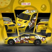 Cool.Car BMW M4 (G82) B.Duck Yellow 1:64 przód