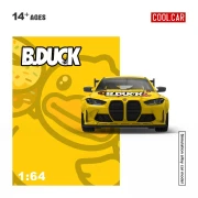 Cool.Car BMW M4 (G82) B.Duck Yellow 1:64 front