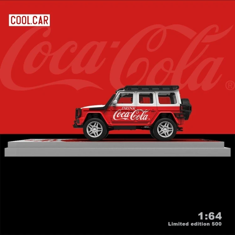 Cool.Car Mercedes-Benz Brabus G550 Coca-Cola White Doll Version 1:64 bok