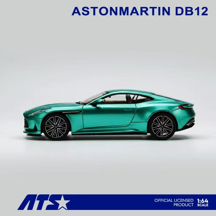 ATS MODELS Aston Martin DB12 Podium GREEN 1:64 bok