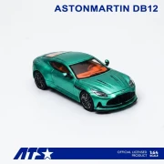 ATS MODELS Aston Martin DB12 Podium GREEN 1:64 przód detal 2