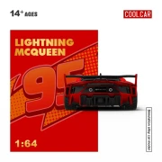 Cool.Car Lamborghini Aventador GTEVO Lightning McQueen 1:64 tył detal