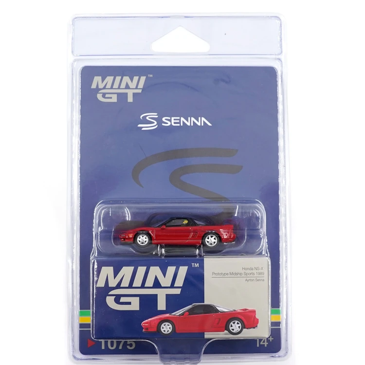 MINI GT Honda NS-X Prototype Midship Sports 1989 Ayrton Senna + Figurka 1:64 blister
