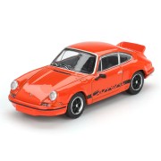 MINI GT Porsche 911 Carrera RS 2.7 Tangerine with Black Livery 1:64 przód