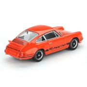 MINI GT Porsche 911 Carrera RS 2.7 Tangerine with Black Livery 1:64 tył