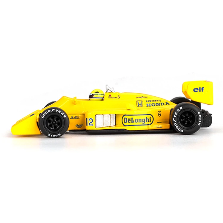 MINI GT Lotus 99T #12 Ayrton Senna 1987 Monaco Grand Prix Winner 1:64 bok