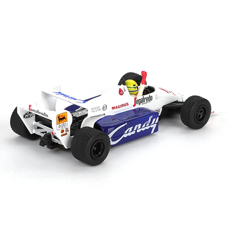 MINI GT Toleman TG184 #19 Ayrton Senna 1984 Monaco Grand Prix 2nd Place 1:64 tył