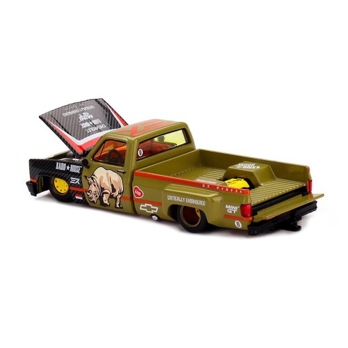 Kaido House Chevrolet Silverado “Sumatran Rhino” KAIDO x MIZU Diecast 1:64 tył