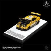 Time Micro Nissan R34 GT-R Z-Tune Yellow Limitowany 1:64 bok