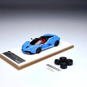 Street Buster Ferrari F150 Aperta Baby Blue Roadster Limitowany 1:64 przód