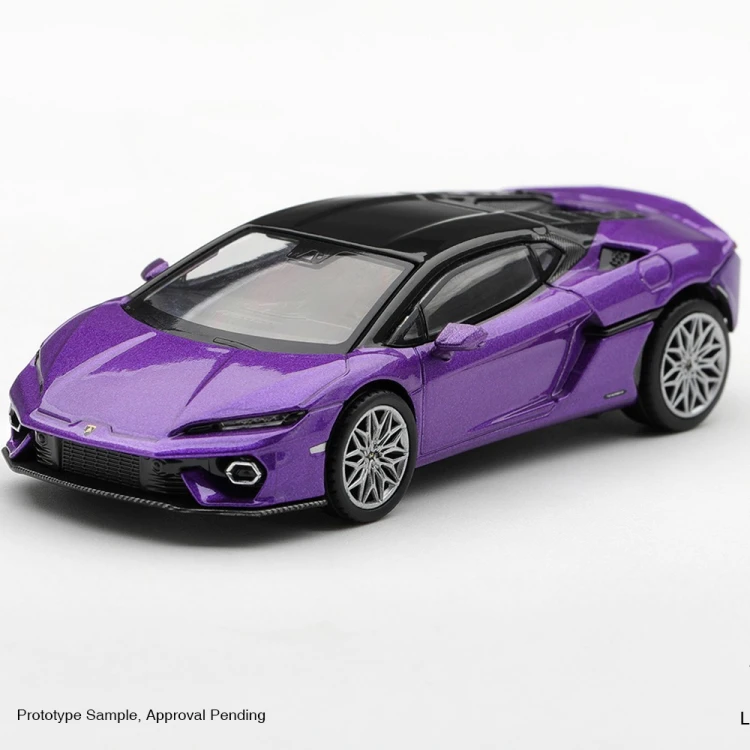 Mini GT Lamborghini Temerario Viola Pasifae 1:64 przód