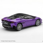 Mini GT Lamborghini Temerario Viola Pasifae 1:64 tył
