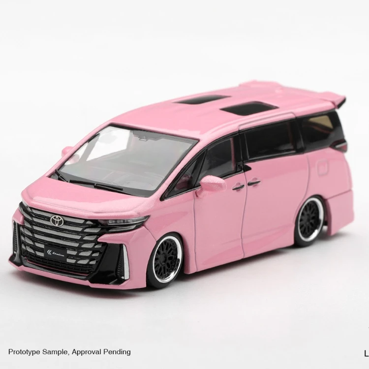 Mini GT Toyota Vellfire 40 KUHL Metallic Pink 1:64 przód