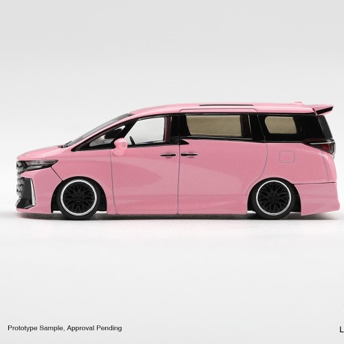 Mini GT Toyota Vellfire 40 KUHL Metallic Pink 1:64 bok