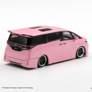 Mini GT Toyota Vellfire 40 KUHL Metallic Pink 1:64 tył