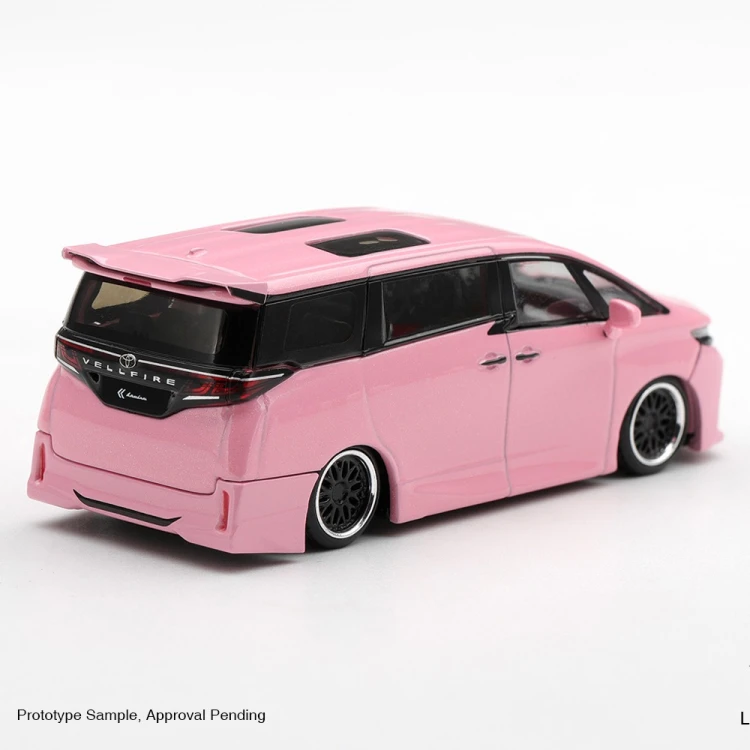 Mini GT Toyota Vellfire 40 KUHL Metallic Pink 1:64 tył