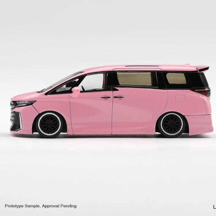 Mini GT Toyota Vellfire 40 KUHL Metallic Pink 1:64 bok