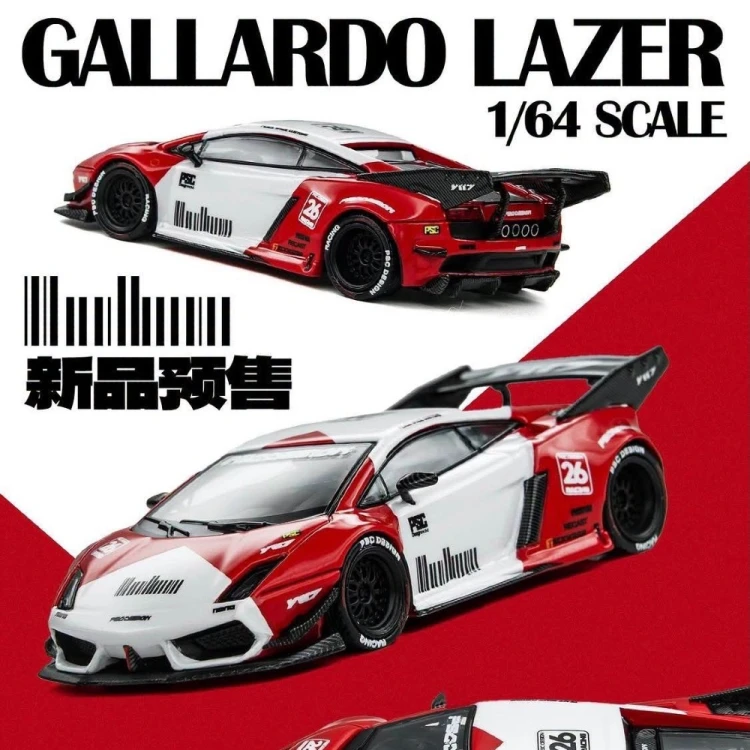 Time Micro Lamborghini Gallardo Lazer Marlboro Tribute 1:64 przód