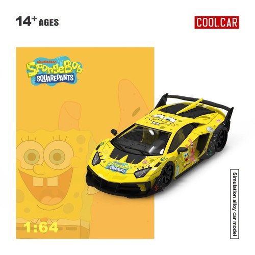 Cool.Car Lamborghini Aventador SpongeBob 1:64 przód