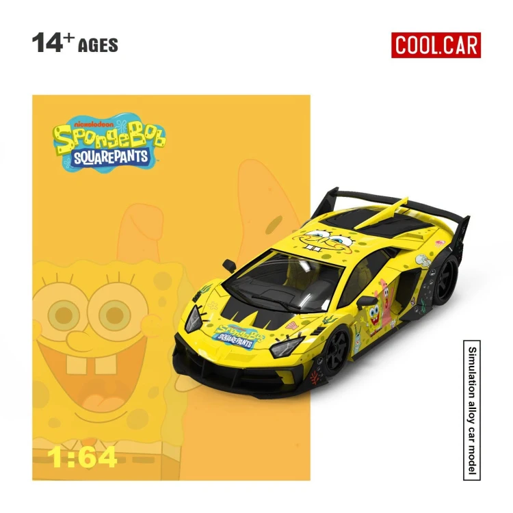 Cool.Car Lamborghini Aventador SpongeBob 1:64 przód