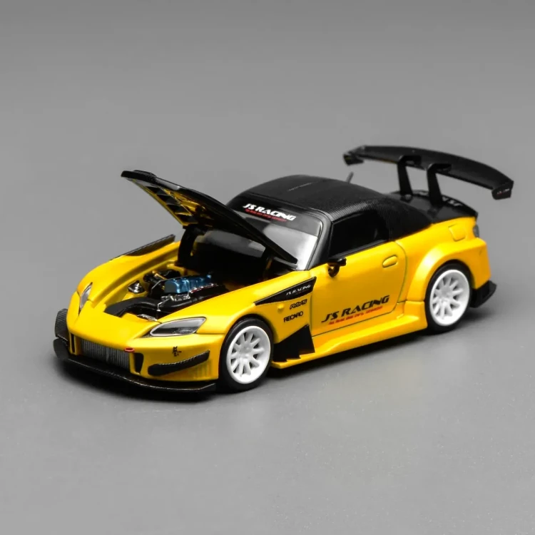 Motorhelix Honda S2000 J’s Racing Yellow 1:64 przód detal