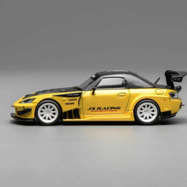 Motorhelix Honda S2000 J’s Racing Yellow 1:64 bok