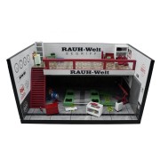 Motorhelix Diorama RWB RAUH-Welt white 1:64 przód