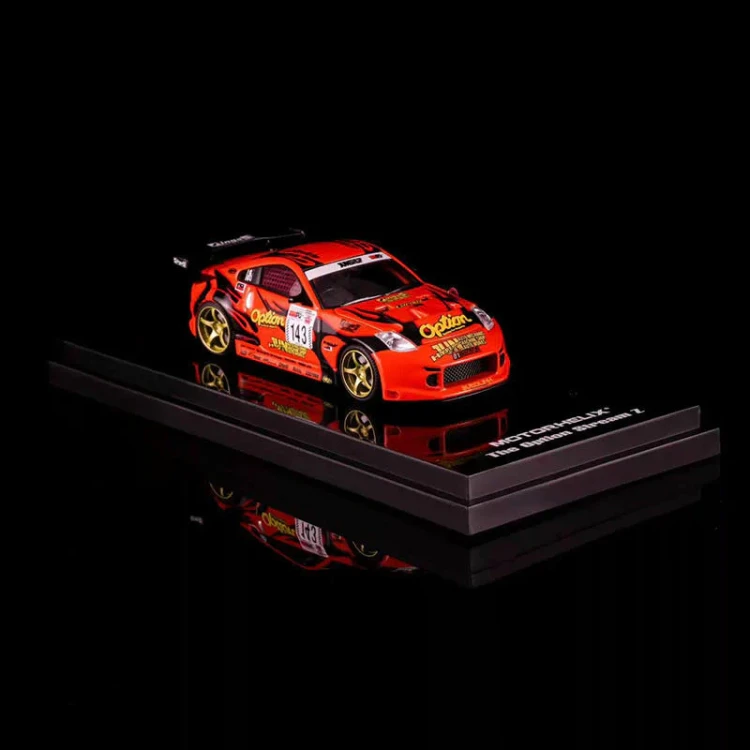 Motorhelix NISSAN FAIRLADY Z N 143 OPTION STREAM Z COUPE 2005 1:64 przód detal