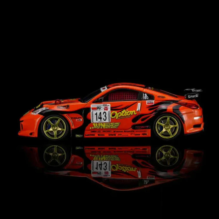 Motorhelix NISSAN FAIRLADY Z N 143 OPTION STREAM Z COUPE 2005 1:64 bok