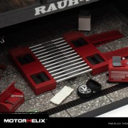 Motorhelix Diorama RWB Black Theme Garage 1:64 detal 5