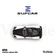 Supcar Mazda RX-7 Veilside Czarno Biała 1:64 góra