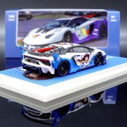 Cool.Car Lamborghini LP700-4 Aventador GT Evo White 30# Livery 1:64 tył
