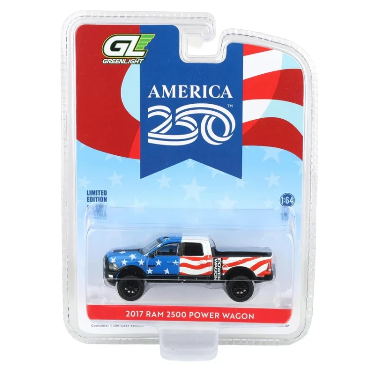Greenlight 2017 RAM 2500 Power Wagon Stars and Stripes America 250 Edition 1:64 blister