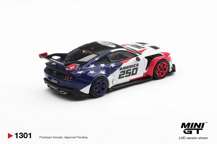 MINI GT Ford Mustang GTD America 250 USA Exclusive 1:64 tył