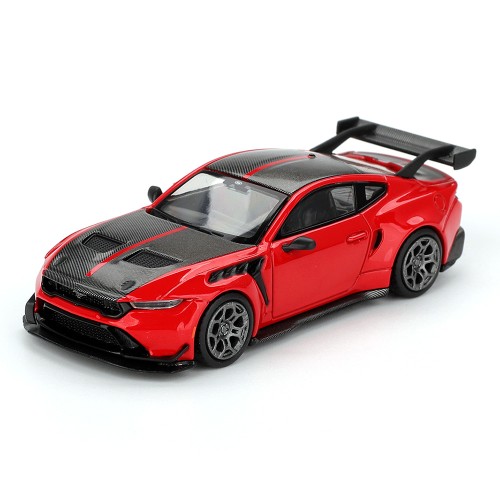 MINI GT Ford Mustang GTD LHD Race Red 1:64 przód