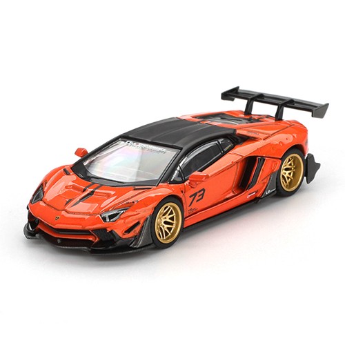 MINI GT Lamborghini Aventandor LB-WORKS Limited Edition Orange MDX 2025 1:64 przód
