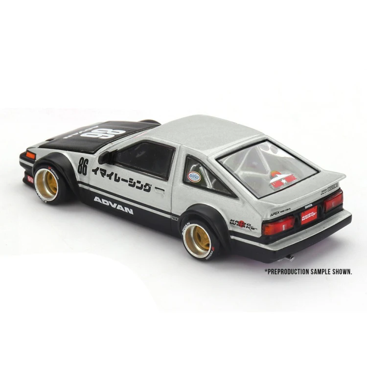 Kaido House 1983 Toyota AE86 Sprinter Trueno Kaido Street V2 1:64 tył