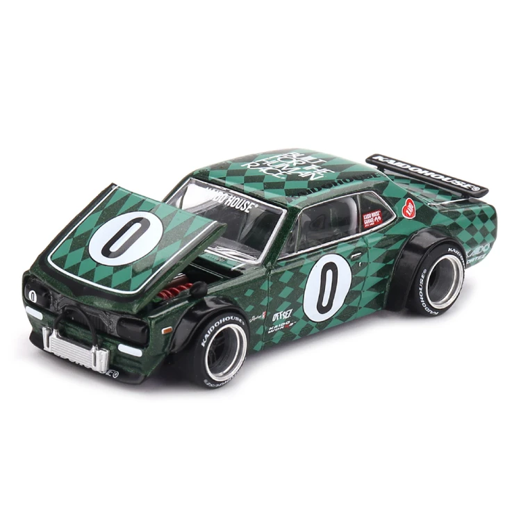 Kaido House Kaido House Nissan Skyline 2000 GT-R KPGC10 Cortez V1 1:64 przód detal