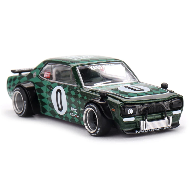 Kaido House Kaido House Nissan Skyline 2000 GT-R KPGC10 Cortez V1 1:64 przód