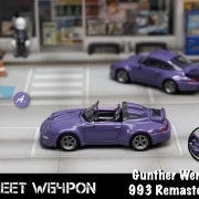 Street Weapon Gunther Werks 993 Spider purple 1:64 przód