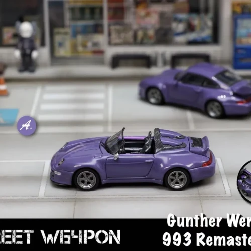Street Weapon Gunther Werks 993 Spider purple 1:64 przód