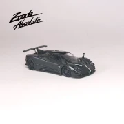 Rhino Model Pagani Zonda AbsoIute EVO Full Black Matte Carbon Fiber 1:64 bok
