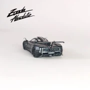 Rhino Model Pagani Zonda AbsoIute EVO Full Black Matte Carbon Fiber 1:64 tył