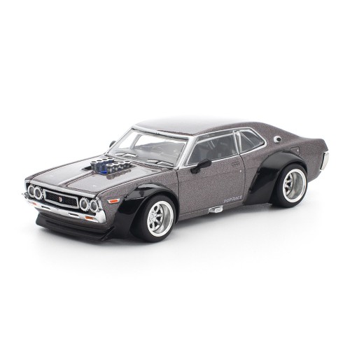 Pop Race LAUREL C130 METALLIC GREY 1:64 przód