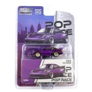 Pop Race x Enigma Porsche RWB 997 GT Wing Purple 1:64 blister