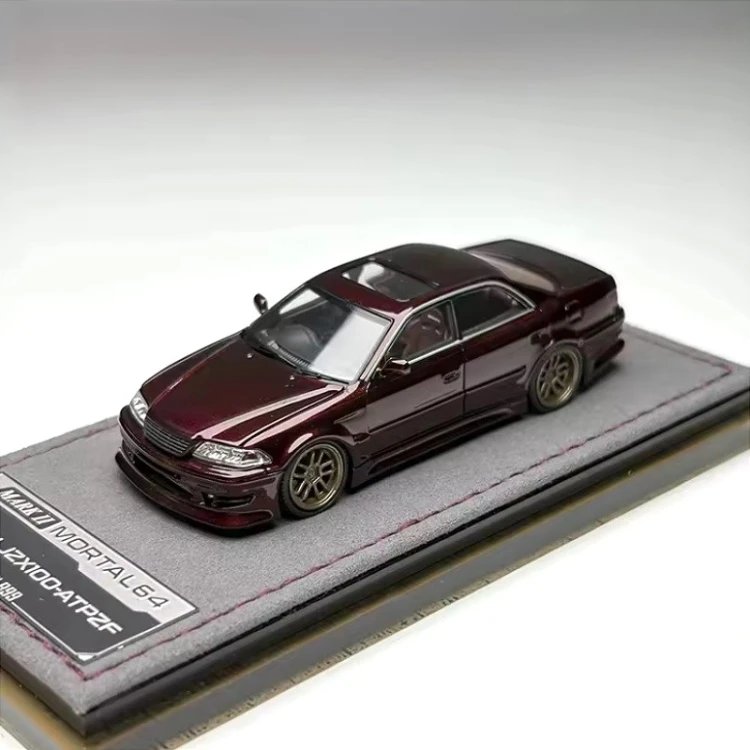 MORTAL64 Toyota Mark II JZX100 Red Limitowany 1:64 przód