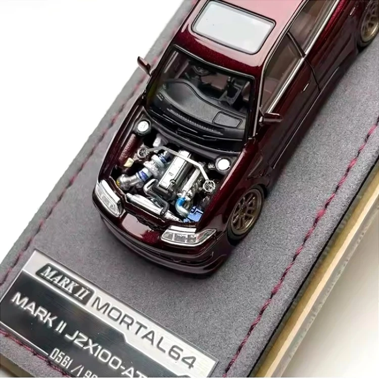 MORTAL64 Toyota Mark II JZX100 Red Limitowany 1:64 góra
