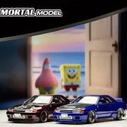 MORTAL64 Nissan Skyline BNR32 1991 Artist Custom Metallic Red Wine Limited 1:64 bok