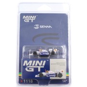 MINI GT Toleman TG184 #19 Ayrton Senna 1984 Monaco Grand Prix 2nd Place 1:64 blister
