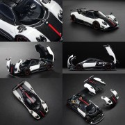 Almost Real AR Box Pagani Zonda Cinque Coupé Bianco Benny 2009 1:64 detale 2